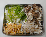 きのこと油揚げの豆乳和風パスタ作り方2写真