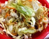 カレー焼そば作り方5写真