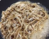 牛肉とゴボウの柳川風作り方5写真