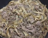 牛肉とゴボウの柳川風作り方7写真