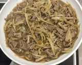 牛肉とゴボウの柳川風作り方8写真