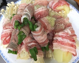 アスパラとえのきの肉巻き おろしソース作り方2写真