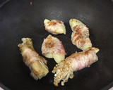 アスパラとえのきの肉巻き おろしソース作り方3写真