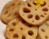 夕食おもてなし正月♪蓮根の煮物～みそ味～作り方5写真