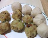 インドの具入りの薄焼きパン・アルパラタ作り方2写真