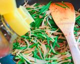 簡単！豚とニラともやしのピリ辛味噌炒め作り方6写真