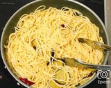 茄子とトマトの和風ペペロンチーノパスタ作り方6写真