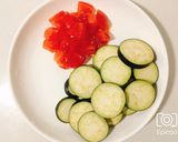 茄子とトマトの和風ペペロンチーノパスタ作り方3写真