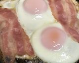 ベーコン&きのこバターの目玉焼き作り方4写真