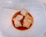 レンジで簡単！お弁当に、甘辛焼き鳥！作り方3写真