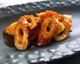 チーズインちくわ甘辛炒め*お弁当に作り方7写真