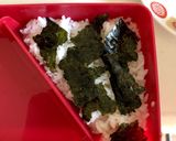 控えめ。隠れ海苔弁♡作り方4写真