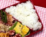 控えめ。隠れ海苔弁♡作り方6写真