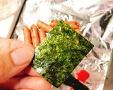 子供喜ぶ♡お弁当にポークビッツのり巻き♡作り方3写真