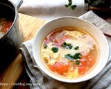 レンジで簡単!わかめスープ作り方3写真