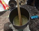 山ごはんベーコンプチトマトナスープパスタ作り方9写真