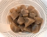 こんにゃくとピーマンの甘辛炒め作り方1写真