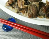 砂肝のにんにく塩胡椒炒め作り方2写真