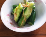 ☆きゅうりと桜エビのめんつゆ和え物☆作り方3写真