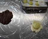 抹茶きな粉クリーム入りおはぎ（ぼたもち）作り方3写真