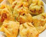 キムチと納豆の油揚げ巾着焼き作り方3写真