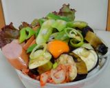 ボリューミーうどん！作り方1写真