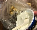 ギリシャ　ヨーグルトバーク風　バナナ味作り方4写真