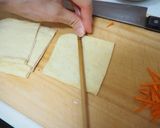 お弁当にも♡お月見にんじんのお揚げとじ作り方3写真