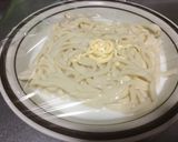 レンジで簡単辛子明太子クリームうどん作り方3写真