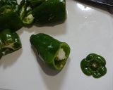 まるごとピーマンのトマト煮作り方1写真