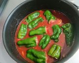 まるごとピーマンのトマト煮作り方5写真