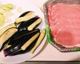 豚肉とナスの生姜味噌焼き作り方1写真