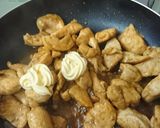 ガッツリ食べれる♪鶏照りマヨネーズ和え作り方3写真
