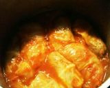ヤーコンと完熟トマトでロールキャベツ作り方10写真