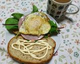 朝食に！全粒粉パンのサンドイッチ作り方6写真