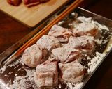 お手軽☆鶏のからあげの彩り野菜あんかけ作り方4写真