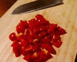 お手軽☆鶏のからあげの彩り野菜あんかけ作り方10写真