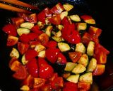お手軽☆鶏のからあげの彩り野菜あんかけ作り方15写真