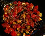 お手軽☆鶏のからあげの彩り野菜あんかけ作り方19写真