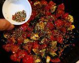お手軽☆鶏のからあげの彩り野菜あんかけ作り方18写真