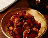 お手軽☆鶏のからあげの彩り野菜あんかけ作り方33写真