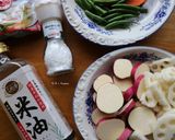 揚げ野菜のうま塩あん☆晩御飯のあと1品に作り方1写真