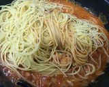 基本のトマトクリームパスタ＋蟹or海老☆作り方7写真