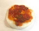 【小麦アレルギー対応】素焼おせんべいピザ作り方7写真