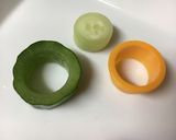 型抜きで可愛く♡胡瓜&チーズinかまぼこ作り方5写真
