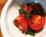 さっぱりしていて超簡単♪トマトサラダ作り方2写真