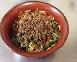 シンプルで美味い！山菜ビビンバ作り方5写真