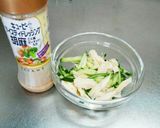 キュウリとサラダチキンのドレッシング和え作り方3写真