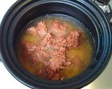 コンビーフ炊き込みご飯作り方3写真