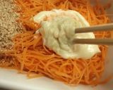 レンジで2分♪人参のわさびごまマヨ和え作り方4写真